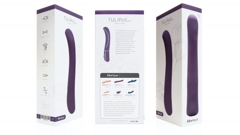 Fleshlight Tulip Bloom G-spot Wand Vibrators | CTXKZA164